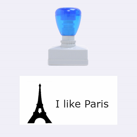 I Like Paris By Wood Johnson 1.34 x0.71  Stamp