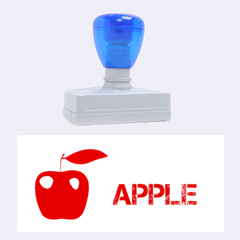 apple - Rubber Stamp (Large)