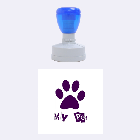 My Pet By Wood Johnson 1.5 x1.5  Stamp