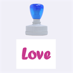 Love - Rubber Stamp Oval