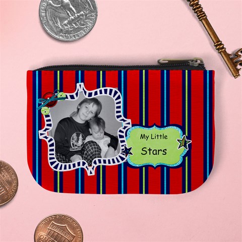 Stars Coin Purse By Martha Meier Back