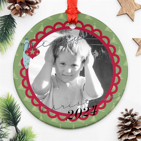 Christmas Ornament 1 By Martha Meier Front