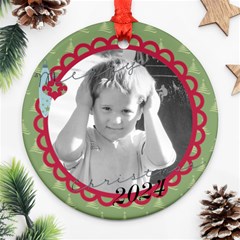 Christmas ornament 1 - Ornament (Round)