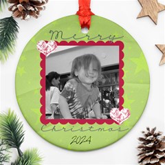 Christmas ornament 3 - Ornament (Round)