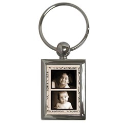 Fantasia Classic Twin Frame Keyring