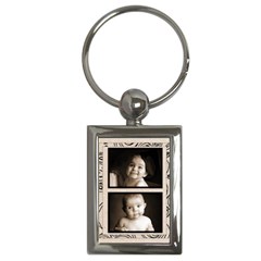 Fantasia classic twin frame keyring - Key Chain (Rectangle)