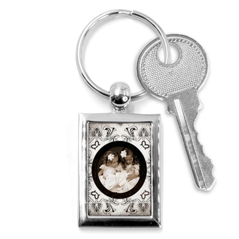 Art Nouveau Oreo Cookie Keyring By Catvinnat Front