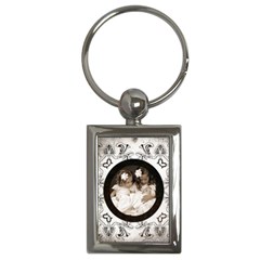 art nouveau oreo cookie keyring - Key Chain (Rectangle)