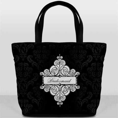 Elegant Bridesmaid Bucket Bag By Klh Back