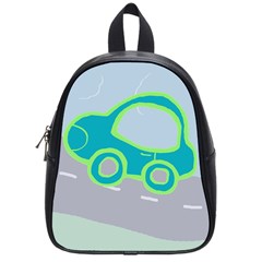 cars4 school bag - School Bag (Small)