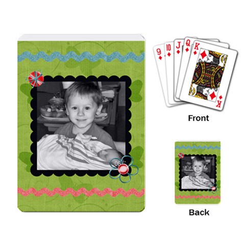 Playing Cards 7 By Martha Meier Back