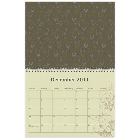 2011 Calendar By Laurie Dec 2011