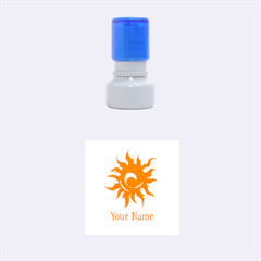 Sun - Rubber Stamp Round (Small)