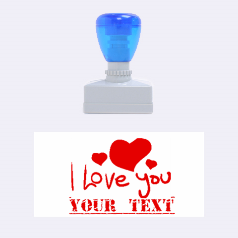 I Love You By Design001 1.34 x0.71  Stamp