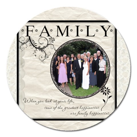 Family 5  Magnet By Lil Front