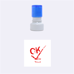 ok - Rubber Stamp Round (Small)
