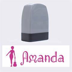 Girl Name Stamp PINK