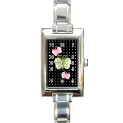 Watch 5 - Rectangle Italian Charm Watch