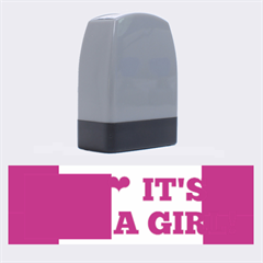 It s A Girl Rubber Stamp - Name Stamp