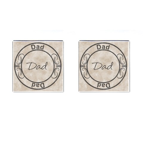 Dad Cufflinks By Lil Front(Pair)