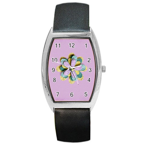 Barrel Style Metal Watch Front