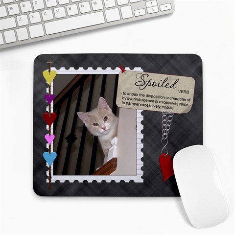 Spoiled Large Mousepad By Lil Front