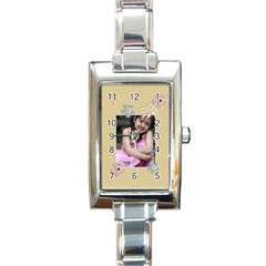 Italian Charm Watch - Bianca - Rectangle Italian Charm Watch