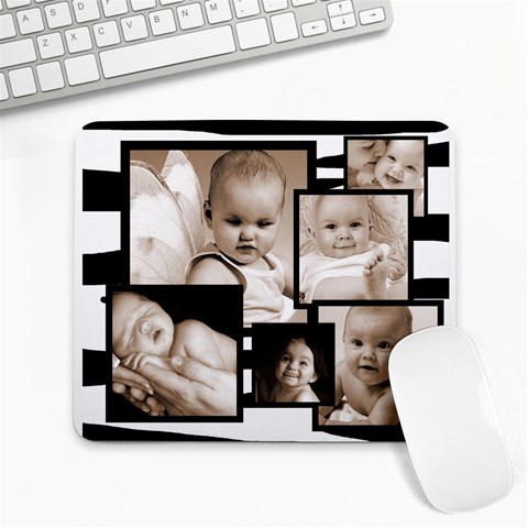 Fantasia Zebra Multi Frame Mousemat By Catvinnat Front