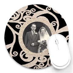 Fantasia reverse classic round mousemat - Round Mousepad