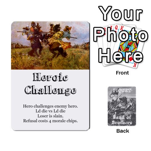 Jack Band Of Brothers Cards3 By Dave Front - HeartJ