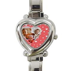 watch - Heart Italian Charm Watch