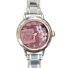 Love watch 01 - Round Italian Charm Watch