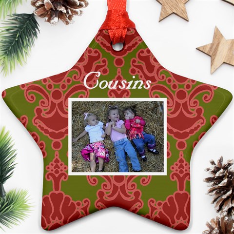 Audrey Christmas Ornament By Amanda Davis Front