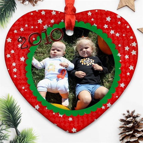 Grandparents Ornament By Amanda Davis Front