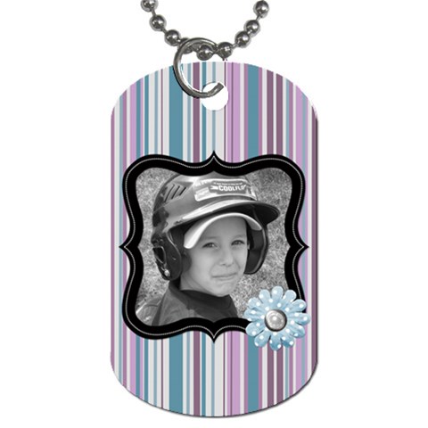 Purple Haze Dog Tag 1 By Martha Meier Front