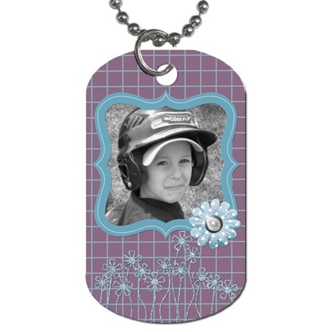 Purple Haze Dog Tag 2 By Martha Meier Front