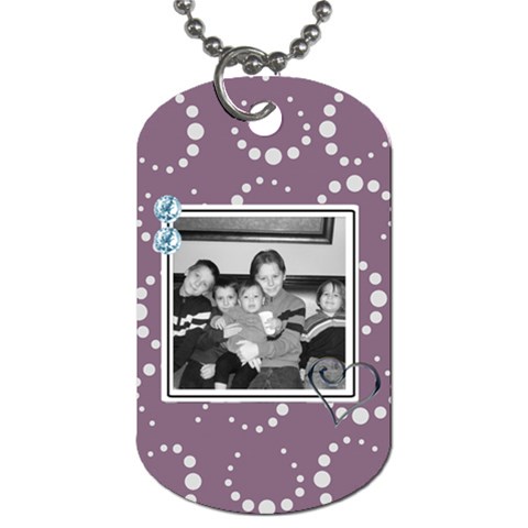 Purple Haze Dog Tag 5 By Martha Meier Front