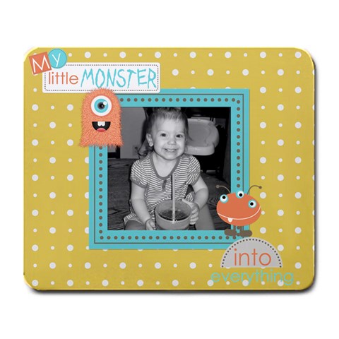 Little Monster Mousepad 1 By Martha Meier Front