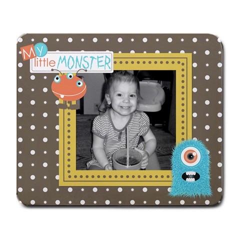 Little Monster Mousepad 3 By Martha Meier Front
