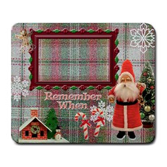 Vintage Christmas Santa large mousepad
