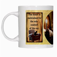 Cat Comfort Mug - White Mug