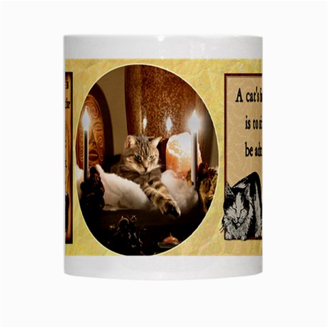 Cat Comfort Mug By Lil Center