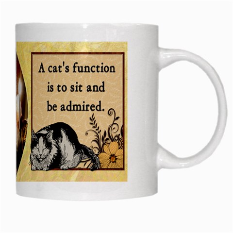 Cat Comfort Mug By Lil Right