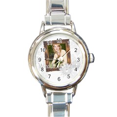 wedding - Round Italian Charm Watch