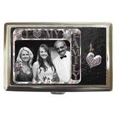 I Love My Family Cigarette/money Case