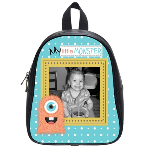 Monster Small Backpack By Martha Meier Front