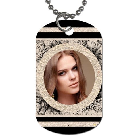 Fantasia Classic Amore  Dog Tag By Catvinnat Front