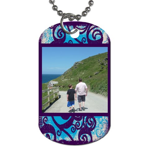 Fantasia Father And Son  Dog Tag By Catvinnat Back