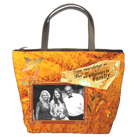 Copper Family Bucket Bag By Lil Front