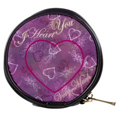 I Heart you purple - Mini Makeup Bag I Heart you purple - Mini Makeup Bag